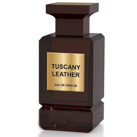 Чоловіча парфумована вода Fragrance World Tuscany Leather 80 мл (100% Original, ОАЕ)